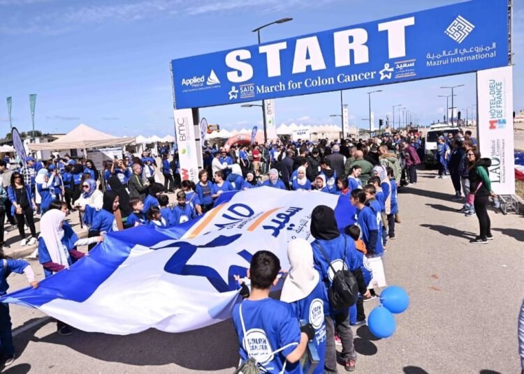 “جمعية سعيد” في مسيرتها السنوية الرابعة “مشّي لنمنع سرطان القولون”