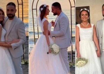 نادين تحسين بيك وإياد عيسى يدخلان القفص الذهبي