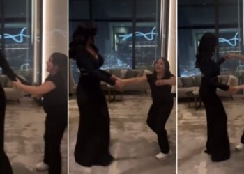 رقصة درّة مع ابنة معتصم النهار تتصدر حديث المتابعين