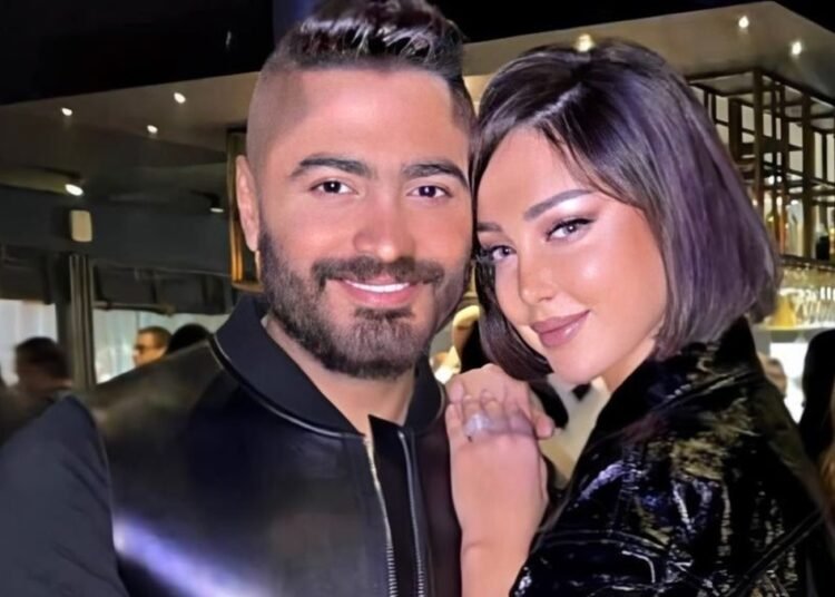 تامر حسني وبسمة بوسيل معا من جديد لهذا السبب