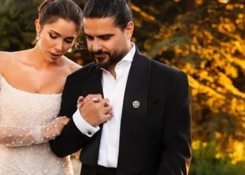 دانييلا رحمة تحتفل بعيد الميلاد للمرة الاولى مع زوجها ناصيف زيتون