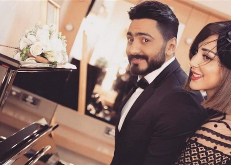 تامر حسني يحسم جدل عودته لـ بسمة بوسيل