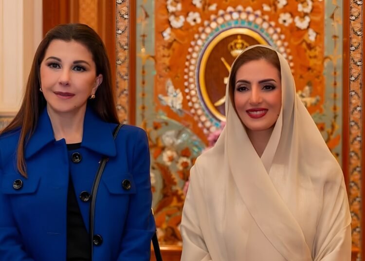 ماجدة الرومي في ضيافة حرم سلطان عُمان