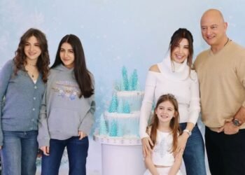 بعد شائعة انفصالها.. نانسي عجرم تحتفل بعيد ميلاد ابنتها مع زوجها 