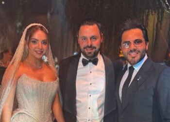 زواج نجل جورج وسوف بحضور النجوم