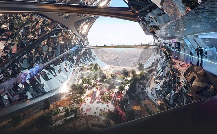 منتجع “تروجينا” في السعودية.. فرصة التزلج على الجليد بمدينة “نيوم”