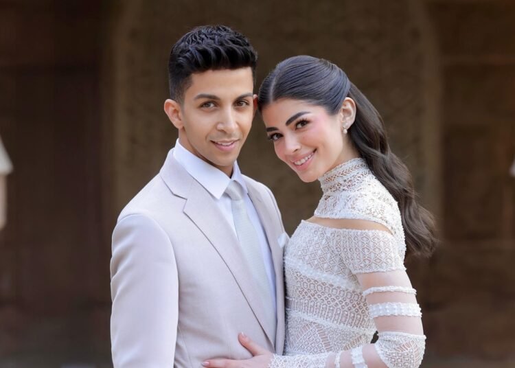 أول ظهور لـ ليلى زاهر وهشام جمال بعد زواجهما