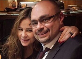 اول ظهور لإبنة وليد مصطفى زوج كارول سماحة في مراسم العزاء