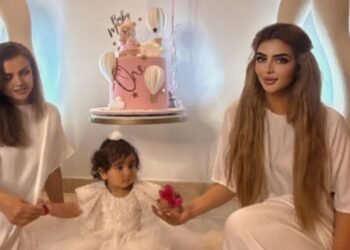 الشيخة مهرة تحتفل بعيد ميلاد ابنتها الأول