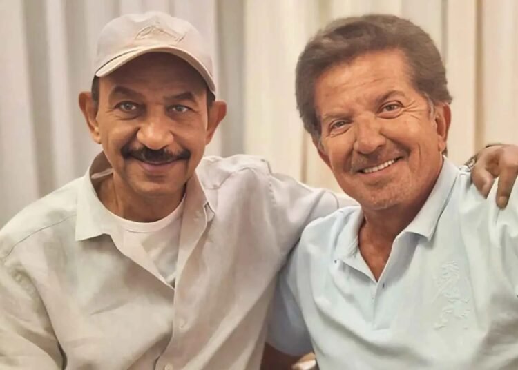 لقاء ودي يجمع وليد توفيق وعبادي الجوهر في القاهرة