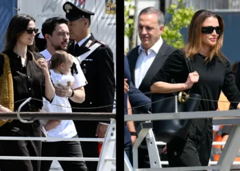 وصول الملكة رانيا والأميرة رجوة إلى البندقية لحضور حفل زفاف بيزوس