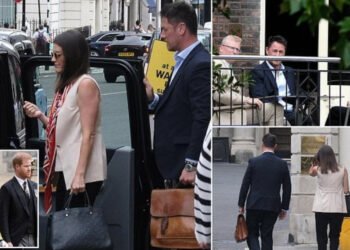 تسريب صور من لقاء سري للمصالحة بين الملك تشارلز والأمير هاري