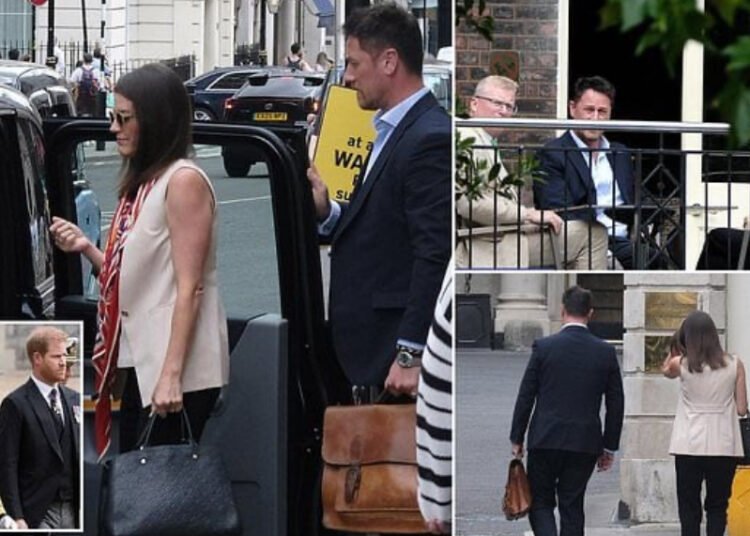 تسريب صور من لقاء سري للمصالحة بين الملك تشارلز والأمير هاري