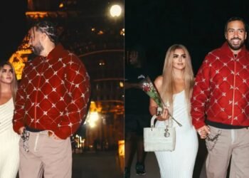 فرنش مونتانا يعلن خطوبته رسميا من الشيخة مهرة