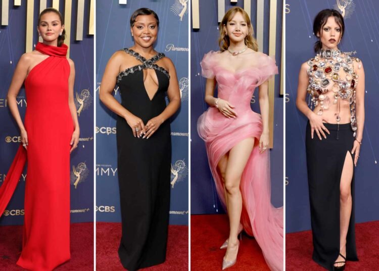 أجمل إطلالات النجمات في حفل Emmy Awards 2025