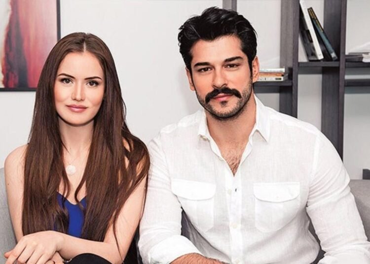 بوراك أوزجيفيت وفهرية أفجان يردان على شائعات انفصالهما