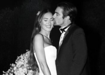 الصور الأولى من زفاف إبراهيم تشيليكول وناتالي يارجان