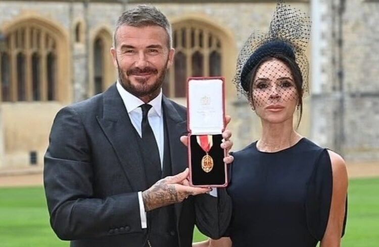 ديفيد بيكهام ينال لقب “سير” من الملك تشارلز وفيكتوريا بيكهام تغير اسمها