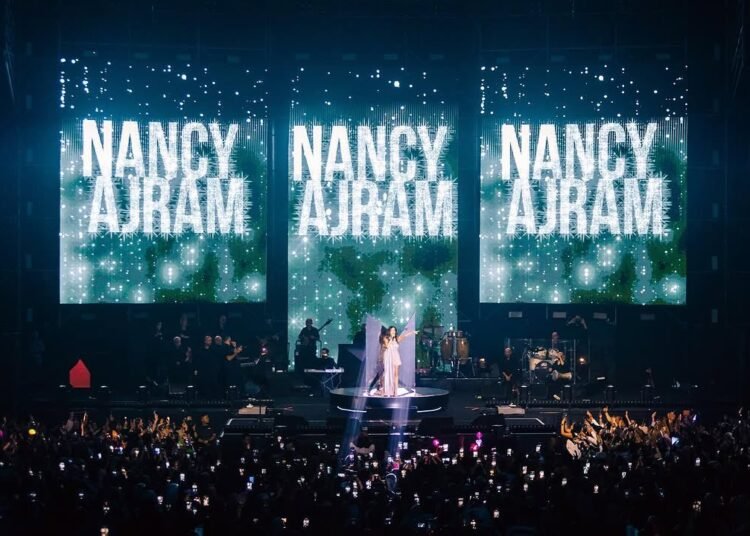 نانسي عجرم تشعل الاجواء في أكبر حفل لفنانة عربية في إندونيسيا