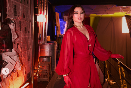 هيفاء وهبي تعيد تعريف الجرأة بإطلالة حمراء لافتة