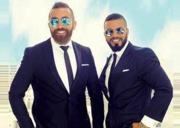 كلير سعادة صاحبة موقع “عالمي” تزور المصممين خالد ومروان