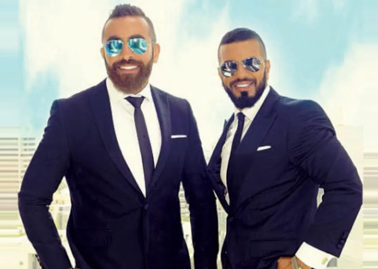 كلير سعادة صاحبة موقع “عالمي” تزور المصممين خالد ومروان