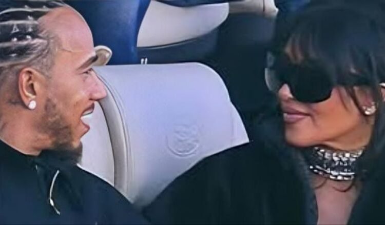 أول ظهور علني لـ كيم كارداشيان ولويس هاميلتون